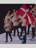 Milano Cortina Team Denmark Opening Ceremony Puffer Hooded Jacket