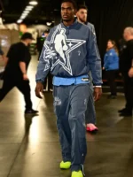 NBA All-Star 2026 Warm-Up Tracksuit Light Blue