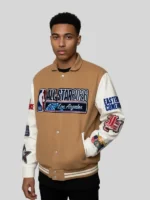 NBA All-Star 2026 Wool & Leather Varsity Jacket - Image 7