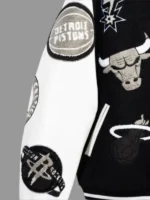NBA Revenge Varsity Jacket Black