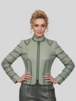 Newport Beach Film Festival Honours 2026 Sophie Turner Green Jacket