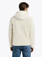 Olympic Quarter Zip Hoodie Cream