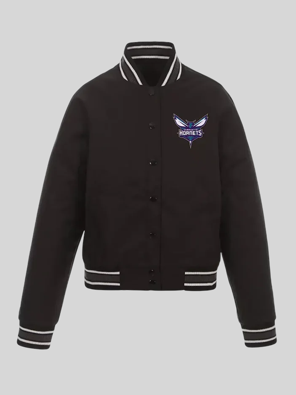 Order Charlotte Hornets Black Poly Twill Jacket Sale Order Charlotte Hornets Black Poly Twill Jacket Sale