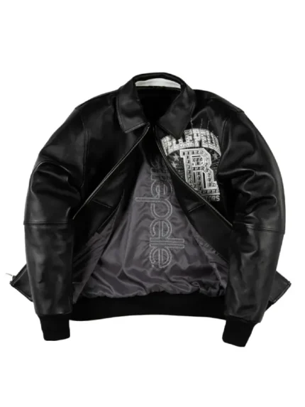 Pelle Pelle Rolling Loud Leather Jacket Black