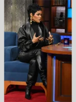 Phoebe Philo NYC 2026 Black Leather Jacket