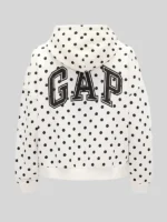 Polka Dot Pullover Hoodie