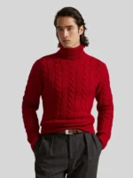Polo Ralph Lauren Cable-Knit Wool-Cashmere Men Sweater