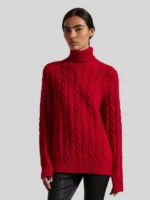 Polo Ralph Lauren Cable-Knit Wool-Cashmere Women SweaterPolo Ralph Lauren Cable-Knit Wool-Cashmere Women Sweater