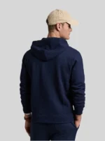 Polo Ralph Lauren Classic Full Front Zip Fleece Hoodie Men Blue