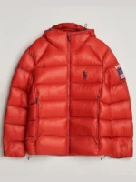 Polo Ralph Lauren Men's Red Hawthorne Flag Down Jacket