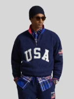 Polo Ralph-Lauren Relaxed Fit Flag Fleece Pullover