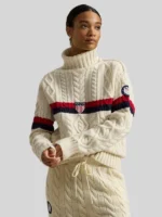 Polo Ralph Lauren Team USA Women Wool Turtleneck Sweater