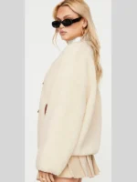 Princess Polly Adylic Teddy beige Coat