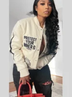 Protect Your Inner G White Jacket