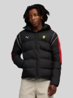 Puma Ferrari Black Puffer Jacket