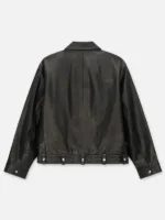 RTA x Landon Barker Kairo Workwear Black Leather Jacket