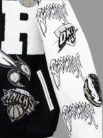 Revenge NBA Varsity Jacket Black