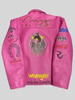 Rodeo Long Live Cowgirls Mirage Pink Leather Jacket