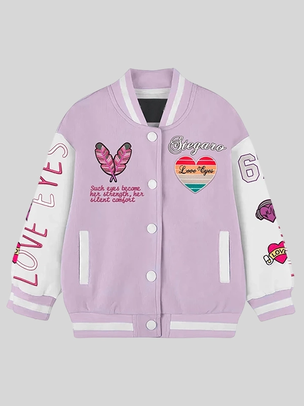 Rosie Love Eyes Stegaro Varsity Jacket Rosie Love Eyes Stegaro Varsity Jacket