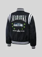 Seahawks Super Bowl LX Champions Full-Snap Bomber Jacket
