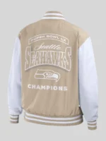 Seattle Seahawks WEAR by Erin Andrews Super Bowl LX Champions Bomber Jacket