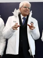 Sergio Mattarella 2026 Winter Olympics Team Italy Jacket
