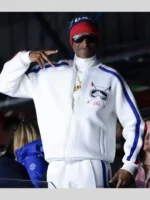 Snoop Dogg 2026 Milano Cortina White TEAM USA Track Jacket