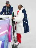Snoop Dogg Milano Cortina Olympics 2026 Fur White Coat