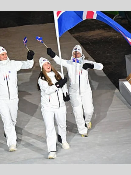 Team Iceland Opening Ceremony White Jacket