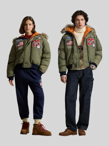 Team USA Down Green Jacket by Ralph Lauren - Winter Olympics 2026