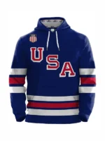 Team USA Hockey Hoodie Blue
