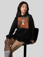 The Life of a Showgirl Animated Taylor Swify Hoodie Black