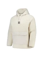 The Olympic Collection Elements Micro Fleece Quarter Zip Hoodie - Cream