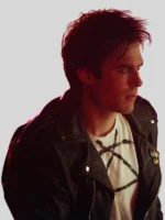 The Vampire Diaries S04 Damon Salvatore Black Biker Jacket