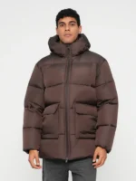 Tommy Jeans Voluminous Winter Jacket Brown