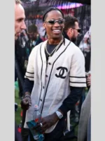 Travis Scott Super Bowl White Shirt