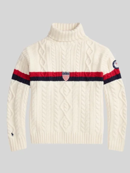Unisex Polo Ralph Lauren Team USA Wool Turtleneck Sweater