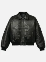 VIVET Cross Leather Jacket