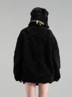Very Cool Minecraft Black Sherpa Jacket
