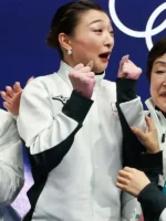 White Black Team Japan Winter Olympics Jacket