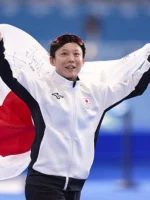 White Black Winter Olympics Japan Jacket