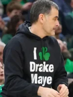 William Chisholm I Celtics Drake Maye Black Hoodie