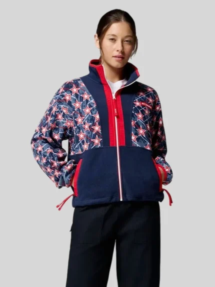 Winter Olympics 2026 Columbia Team USA Fleece Jacket