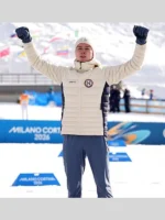 Winter Olympics 2026 Team Norway Puffer Jacket Off White