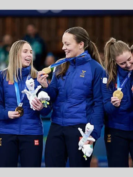 Winter Olympics 2026 Team Sweden Curling Jacket