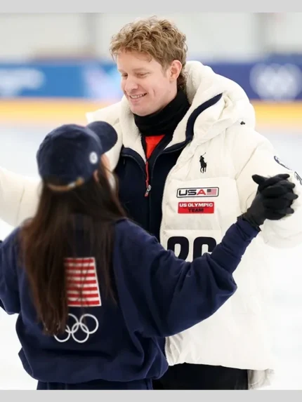 Winter Olympics 2026 Team USA Evan Bates Jacket
