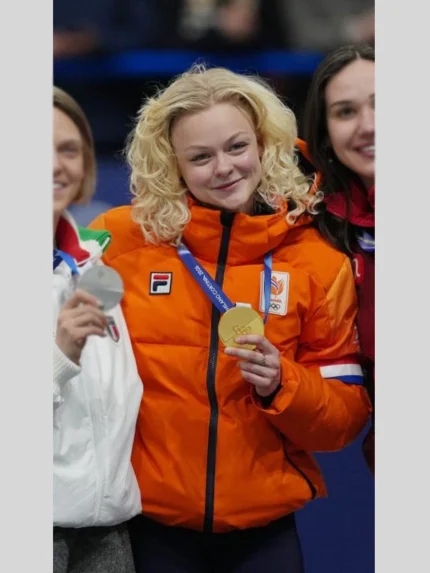 Xandra Velzeboer Winter Olympics 2026 Team Netherlands Jacket