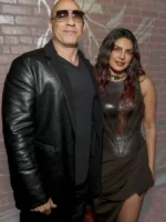 2026 Event Vin Diesel Black Leather Coat