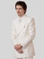 2026 Oscars Timothee Chalamet White Blazer