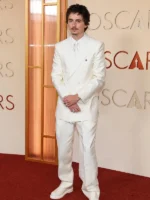 98th Annual Oscars Timothee Chalamet White Suit